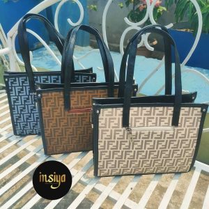 Bucket Bottom Shoulder Bag 3 Color Combo