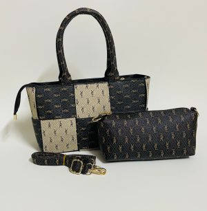 Lady Checker Bag Black
