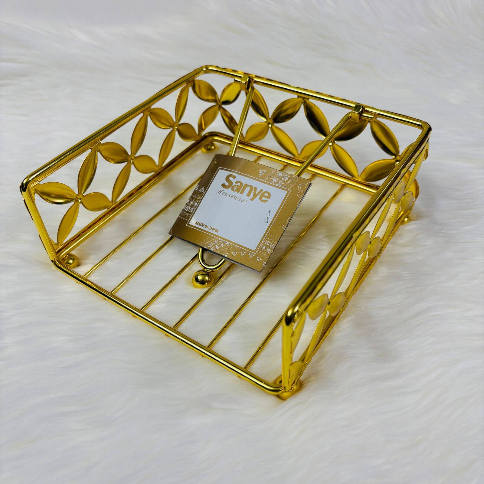 Golden Tissue Holder