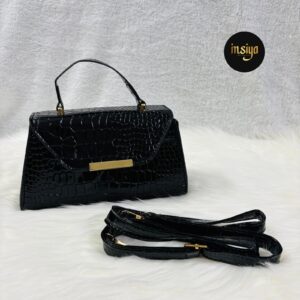 Alligator Handbag Black