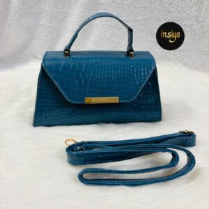 Alligator Handbag Teal